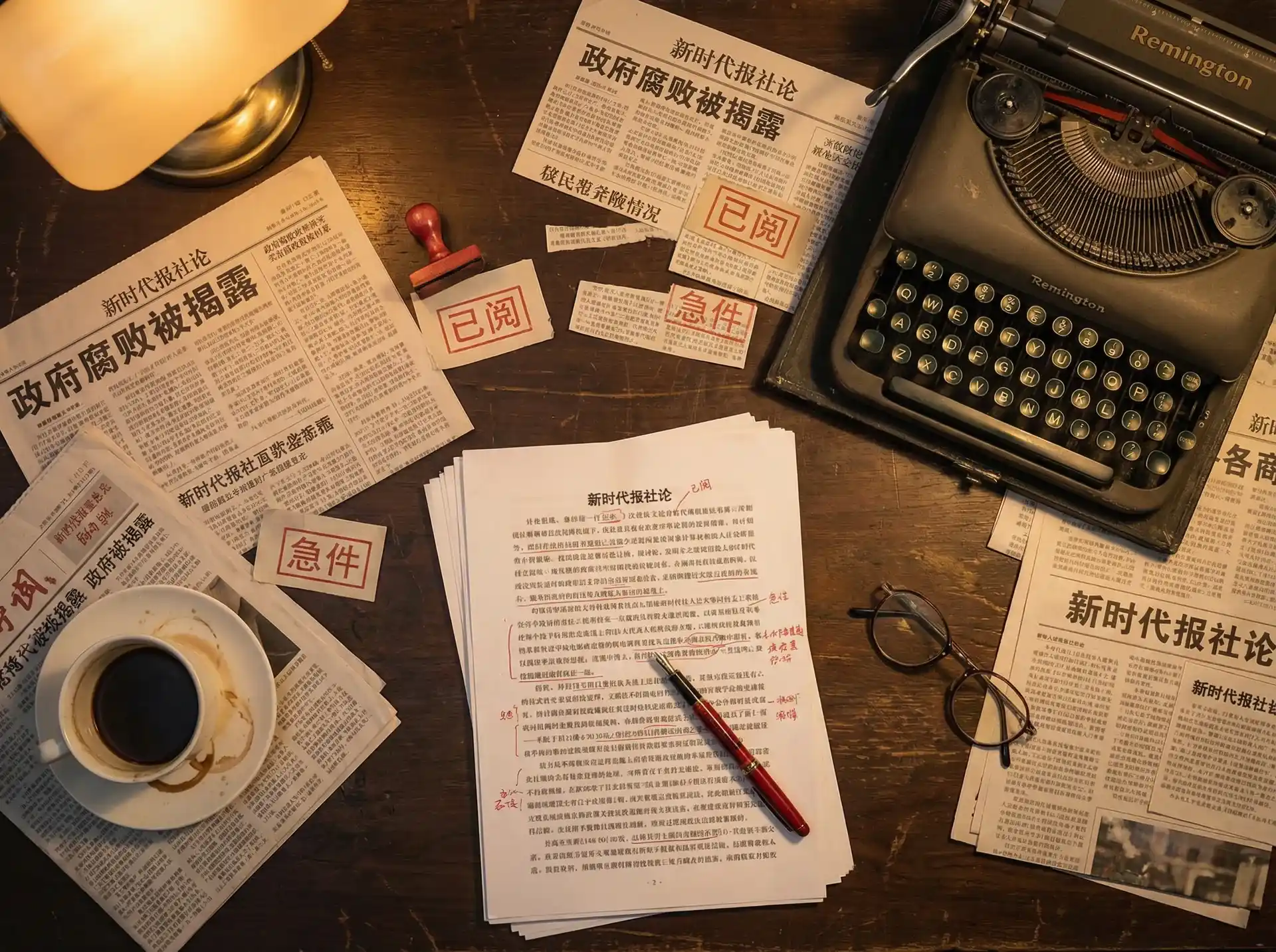 博天堂app - 报社编辑部工作场景